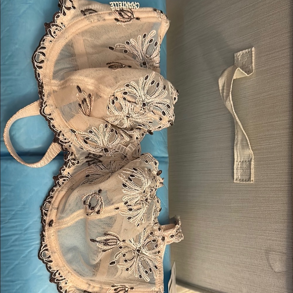 Chantelle Elegant pink Lace Bra - 32E new with tags!